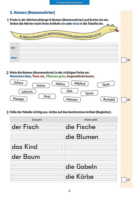 Kostenlose arbeitsblätter und übungsblätter für deutsch klasse 2. Tests in Deutsch - Lernzielkontrollen 2. Klasse Buch ...