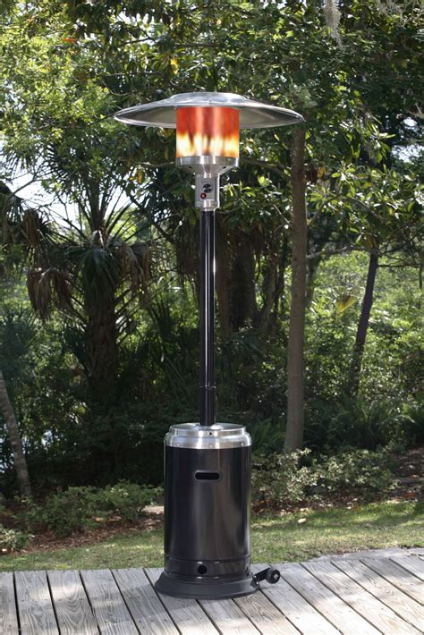 Paramount Black And Stainless Steel Full Size Propane Patio Heater