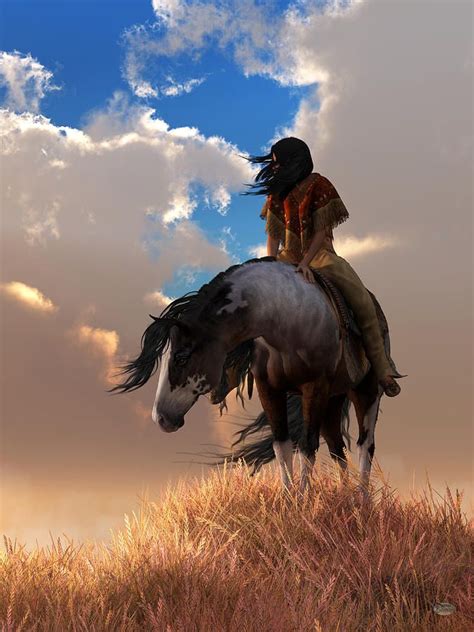 The Long Journey Home By Daniel Eskridge Native American Horses