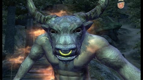 Oblivion Minotaur Lord Epic Battle Youtube