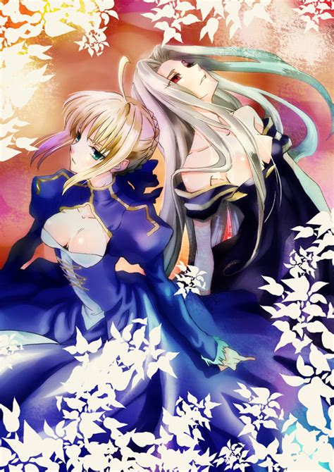 Artoria Pendragon Saber And Irisviel Von Einzbern Fate And 1 More