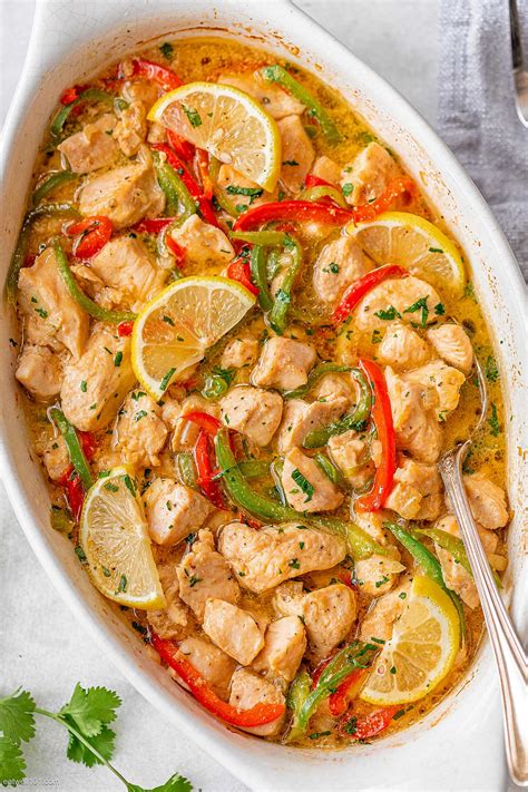 Bell Pepper Chicken Bake Recipe Baked Chicken Recipe — Eatwell101