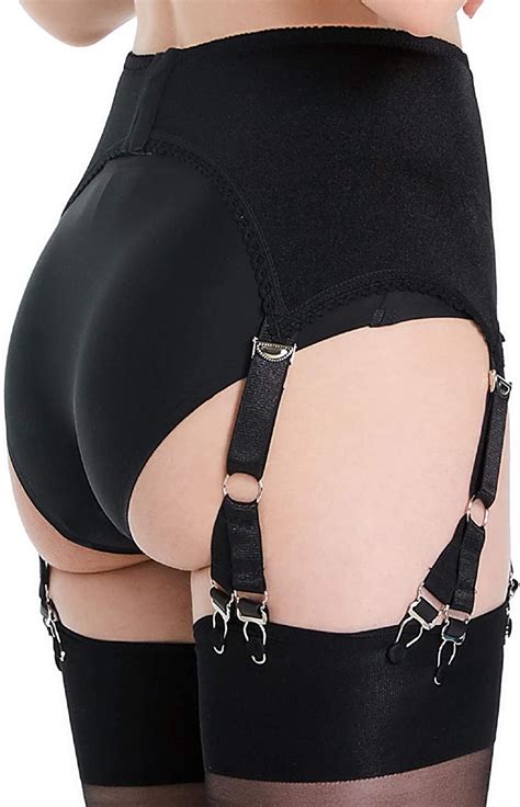 Amazon Com Aedericoe Garter Belt For Women Lingerie Stocking Straps