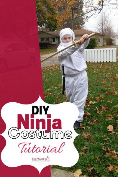 Super Easy Childrens Ninja Costume