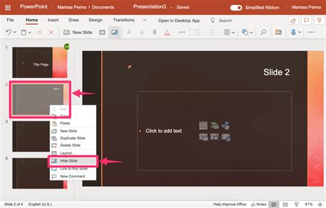 How To Hide And Unhide A Slide In Microsoft Powerpoint And View Hidden