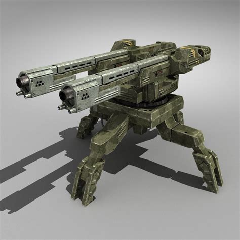 Cool 3d Model Sci Fi Weapons
