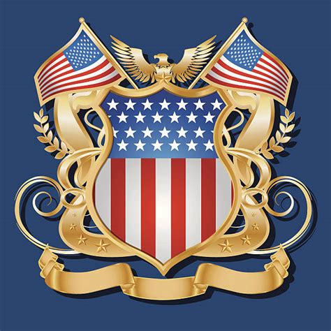 American Flag Shield Illustrations Royalty Free Vector Graphics And Clip