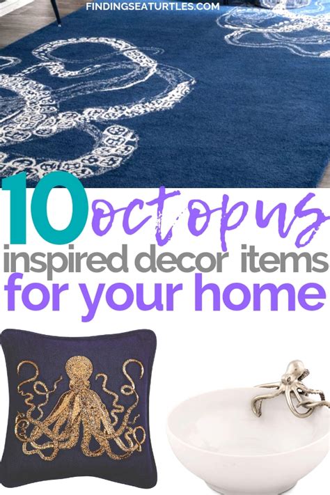 Perfect for a home by the beach. 10 Octopus Home Decor Accessories for your Coastal Home ...