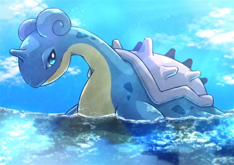 Kotobukkii Yt Lvlv Lapras Creatures Company Game Freak Nintendo Pokemon Afloat Blue