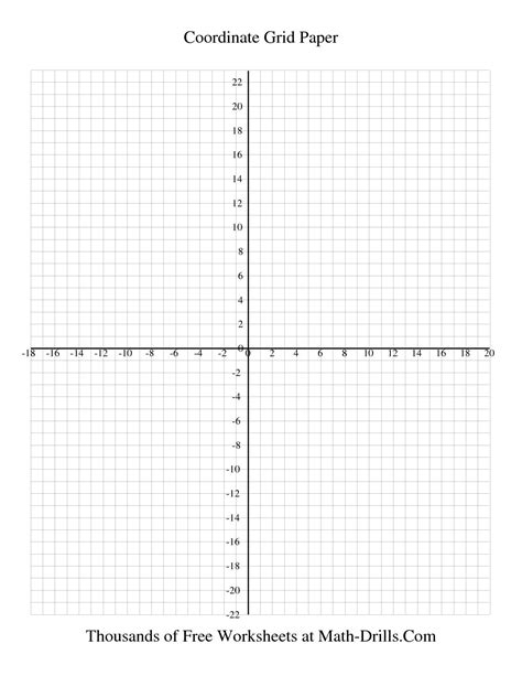 10 Coordinate Math Worksheets Printable