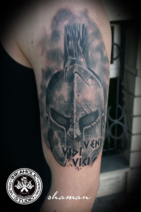 A community dedicated to demon's souls, game released for playstation 3 and 5 (remake). spartan helmet tattoo | Spartan tattoo, Gladiator tattoo ...