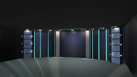 Tvs 2000a Template Echnology Style Stage Virtual Set Datavideo