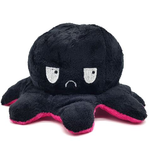 Happy Sad Octopus Mini Mood Octopus Plush Toy Pink Ghost Promo