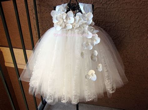 Ivory Lace Halter Style Tutu By Katiedscreations On Etsy 8000