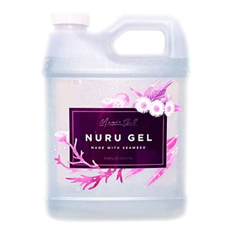 Magic Gel Nuru Massage Therapy Gel Naturally Stain Flavor And Fragrance Free Ideal For