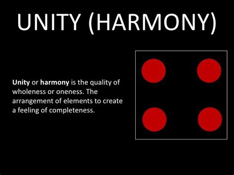 Harmony Principle Of Design