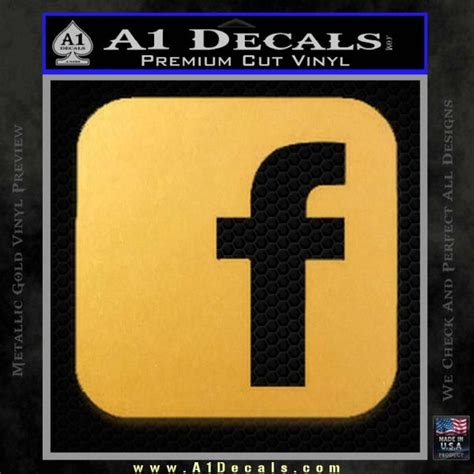 Facebook Customizable Decal Sticker A1 Decals