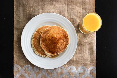 Free Stock Photo Of Breakfast With Pancakes And Orange Juice