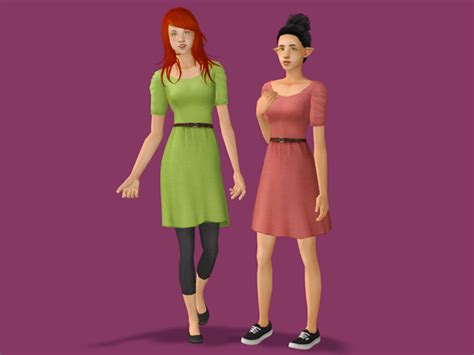 Deedee Sims “ Gathered Sleeve Dress A Mashup Fullbody With Pixicat