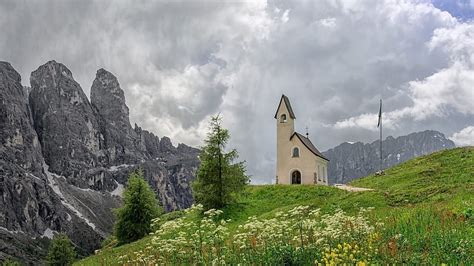 1920x1080px 1080p Free Download Marvelous Chapel In The Mountains