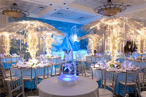 Backdrop Behind White Light Up Bar Light Up Ice Sculptures For The