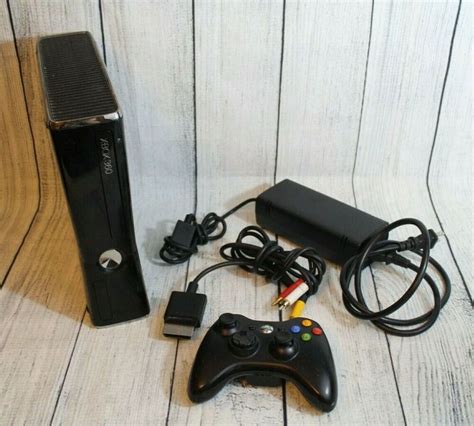 Microsoft Xbox 360 S Launch Edition 250gb Black Console Ntsc Tested