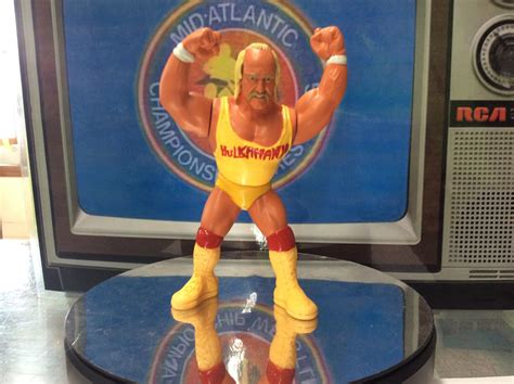 Custom Wwf Hasbro Hulk Hogan Hand Painted Figure Hulkamania Ebay