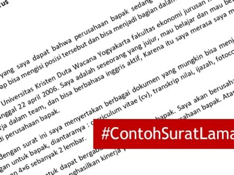 Dengan kemampuan ini saya yakin dapat berkontribusi. 18 Contoh Surat Lamaran Kerja Tanpa Alamat Perusahaan