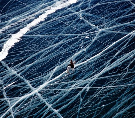 Stunning Photographs Of Frozen Lake Baikal In Siberia Russia Will