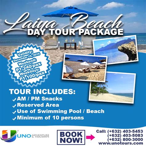 Getaway Promo Featuring The Beautiful Laiya Batangas Beach Avail Of