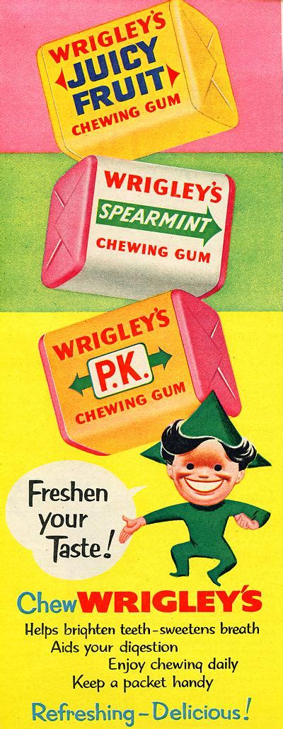 History World Advert Museum Wrigleys Chewing Gum