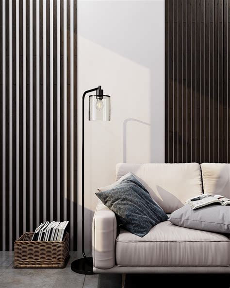 Modern Wenge Vertical Accent Slat Wall Artvoom Home Decor Wooden