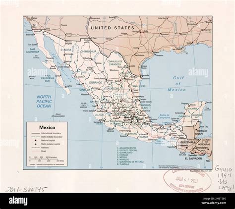 1997 Mapa De Mexico Fotografías E Imágenes De Alta Resolución Alamy