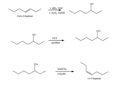 Propose Several Syntheses Of Cis 3 Heptene Beginning With E Quizlet