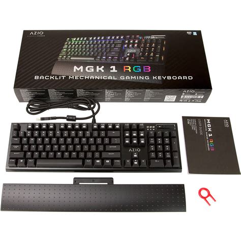 Azio Mgk1 Rgb Rgb Backlit Mech Keyboard
