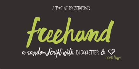The home of free fonts since 1998. Freehand Script Font Family · 1001 Fonts