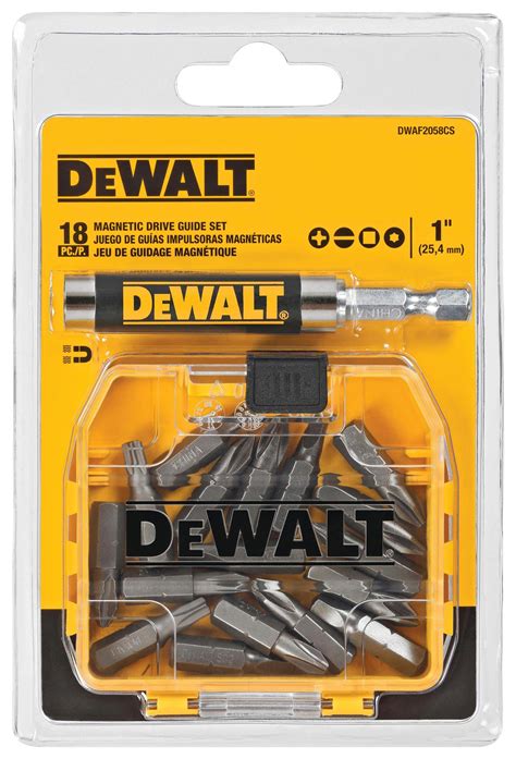 DWAF2058CS - Dewalt - Juego de Accionamiento Magnético, Compacto, 18 Piezas