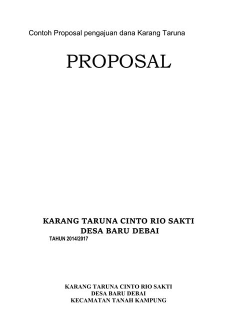 Contoh Proposal pengajuan dana Karang Taruna 3.docx