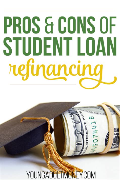 Pros and Cons of Student Loan Refinancing | Young Adult Money