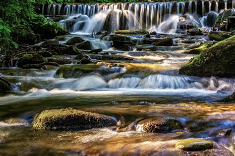 Forest Stream Splashes On The Rock Cascade Free Photo Download Freeimages