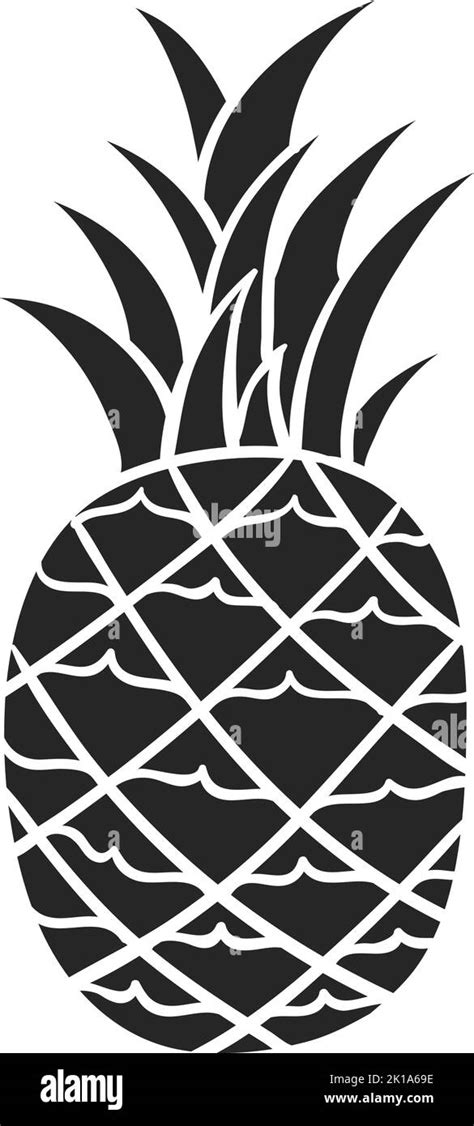Hand Drawn Pineapple Vector Illustration Stock Vector Image And Art Alamy