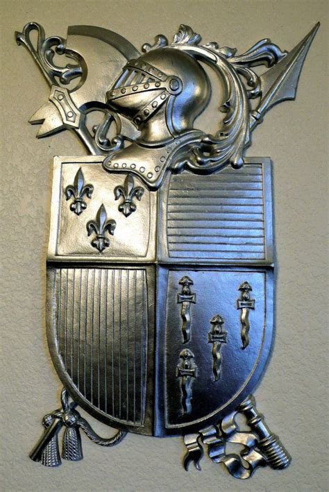 vintage medieval knights coat of arms wall decor old world etsy coat of arms medieval