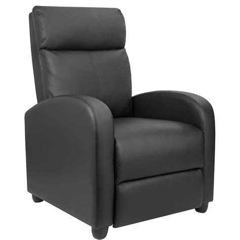 Sit back and enjoy the full movie experience in the comfort of your home. Recliner Chair Theater Seating Wing Back PU Leather ...
