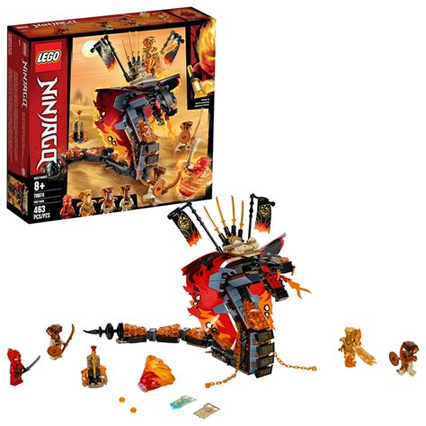 Lego Ninjago Fire Fang 70674 Snake Action Building Toy For Kids With
