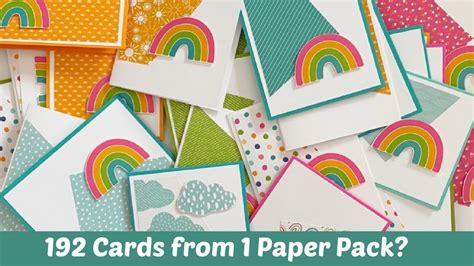Make Cards Fast With 6 X 6 Papersquick Cards You Will Love Youtube