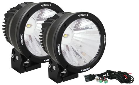 Vision X Light Cannons Off Road Light Kit Led 100 Watts Wide Spot