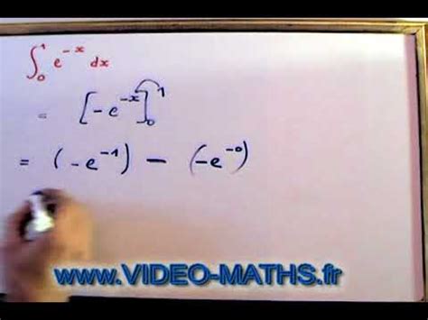 Je suppose que l'on vous a surement introduit la fonction exponentielle comme l'unique fonction respectant l'équation différentielle et pour tous les réels. Calcul de l'intégrale d'une fonction exponentielle :maths TS TES - YouTube
