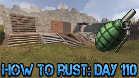 F1 Grenade Raid Information How To Rust Day 110 Youtube