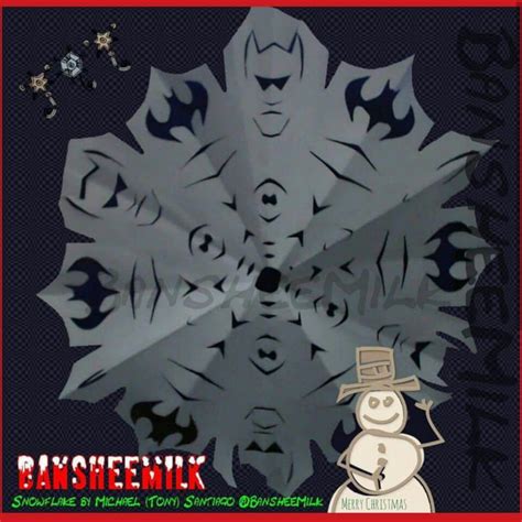 I Made A Batman Snowflake I Like Making Themed Snowflakes Batman