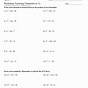 Factoring Trinomials Worksheets With Answers
